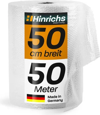 Produktbild von Hinrichs Luftpolsterfolie 50 x 0,5 m