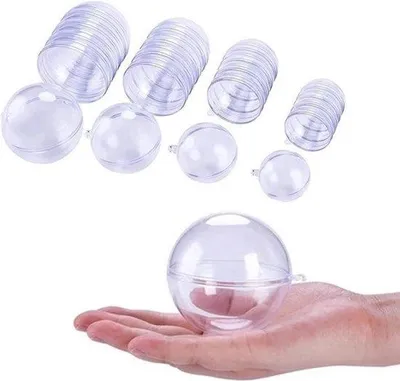 Obrázok produktu pre Akrylové guľôčky s priemerom 3–6 cm na dekoráciu a ručné práce