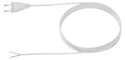 Immagine prodotto di Cavo di alimentazione Bachmann con spina Euro, colore bianco, lunghezza 3 m