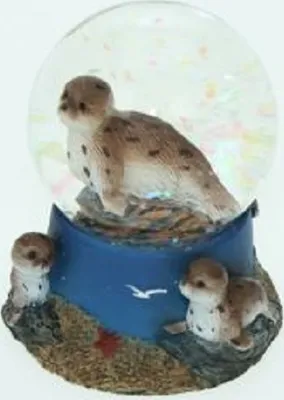 Produktbild von Glitzerkugel Seehund, Schneekugel Tier Tiere Schneekugeln Robbe
