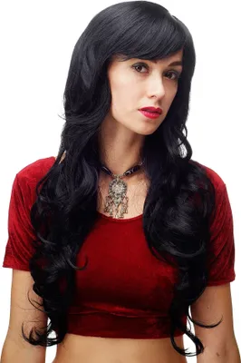 Produktbild von WIG ME UP Perücke, Schwarz, lang, wallendes Haar 9204S-1