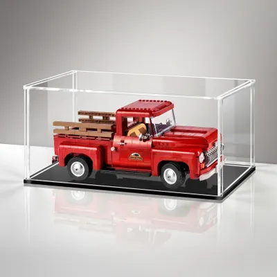 Zdjęcie produktu dla Przejrzysta witryna z akrylu, wymiary 30x20x20 cm - idealna do eksponowania miniatur i figurek
