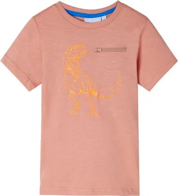 Produktbild von Kinder-Kurzarmshirt Hellorange 128