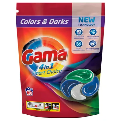 Zdjęcie produktu dla Kapsułki do prania Smart Caps Color 1.32kg - Gama
