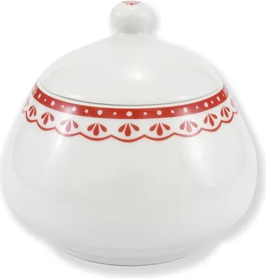 Produktbild von Leander Cukřenka, 0,30 l, HyggeLine, červená, Leander, český porcelán