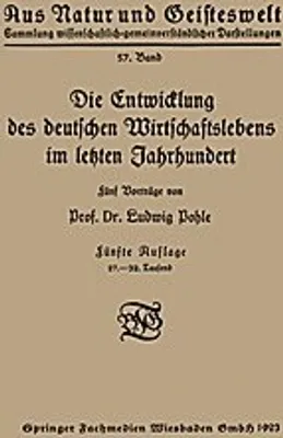 Obrázok produktu pre Die Entwicklung des deutschen Wirtschaftslebens im letzten Jahrhundert