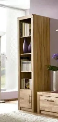 Produktbild von Wohnzimmervitrine Bücherregal Standregal Kernbuche