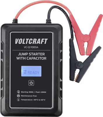 Obrázek produktu pro Rychlý startovací systém VOLTCRAFT VC-12/1000A VC-13998130 Startovací proud (12 V)=500 A Kondenzátorová technologie (bez baterie) (VC-13998130)