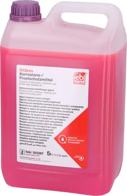 Produktbild von FEBI BILSTEIN G12evo Kühlmittel Kühlerfrostschutz 5L Violett Antifreeze Konzentrat G11 G12 G12+ G12++ G12evo G13