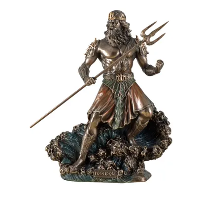 Produktbild von Veronese Meeresgott Poseidon mit Dreizack bro-col.