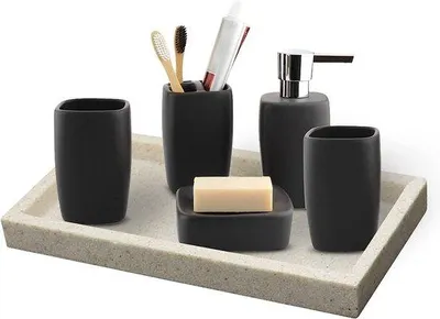 Immagine prodotto di Organizer da bagno, portagioie, dispenser per sapone, bianco