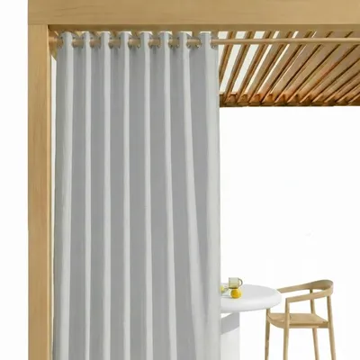Produktbild von Outdoor Vorhänge Wasserdicht Gartenvorhang Auf Rollen Und Ösen, Bereit Für Die Terrasse, Wasserdicht 140X250
