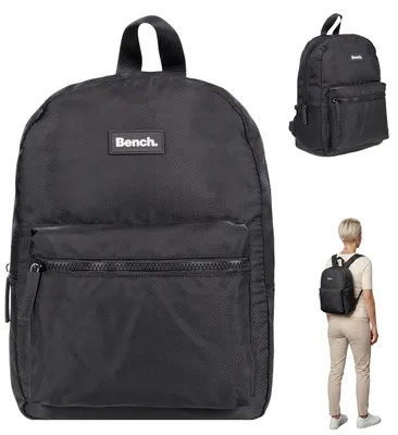 Produktbild von Rucksack Damen klein Freizeitrucksack Damenrucksack small Cityrucksack Handgepäck Reise Freizeit Tasche Bench Nova 64215 0100 Black Schwarz + Etui