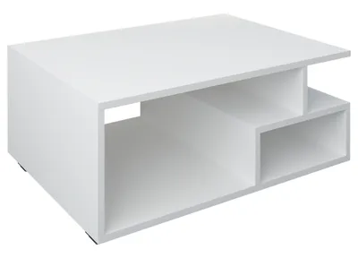 Immagine prodotto di Tavolino in legno | Sofatic con spazio di archiviazione sufficiente | Dimensioni ca. H. 40 x W. 80 x D. 50 cm | Tavolo da soggiorno - Sulas