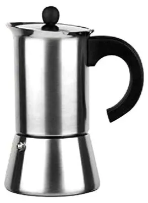 Productafbeelding van Ibili Indubasic koffiemachine, Italiaans model, 6 kopjes, zilver, één maat / EU-stekker, 220V, zilver, één maat