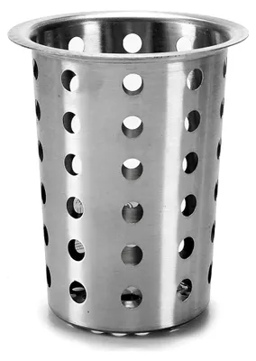 Produktbild von Besteckkorb aus Edelstahl, 13 cm hoch, Küchenutensilienhalter