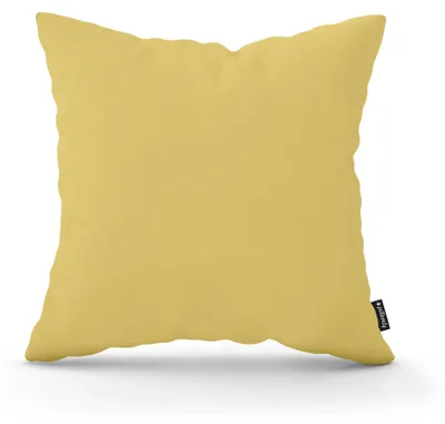 Imagen del producto de Cojín decorativo liso Destello dorado 45 × 45 cm