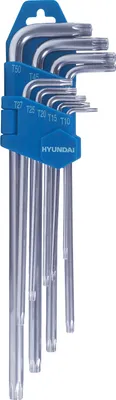 Produktbild von HYUNDAI Innensechsrund-Schlüsselset 59525 (9-teilig, Innensechsrundschlüssel, Sechsrundschlüssel, Winkelschlüssel, Universalhalter)