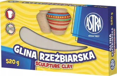 Zdjęcie produktu dla Glina rzeźbiarska ASTRA 520g plastyczna