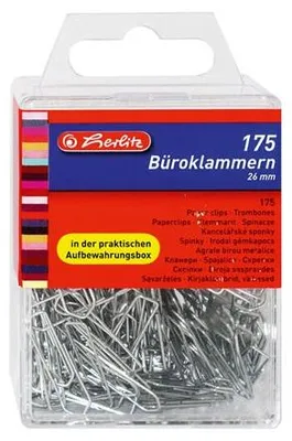 Produktbild von Spisové spony Herlitz 26mm 175ks