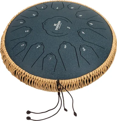 Image de Shamann 14" 15 notes C majeur bleu marine Tongue Drum