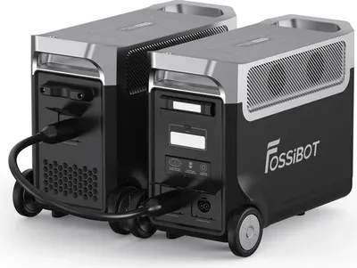 Obrázek produktu pro FOSSIBOT F3600 Pro 7680Wh/3600W(7200W Peak) Powerstation, s přídavnou baterií LiFePO4, přenosný solární generátor s UPS pro domácí karavan v nouzi