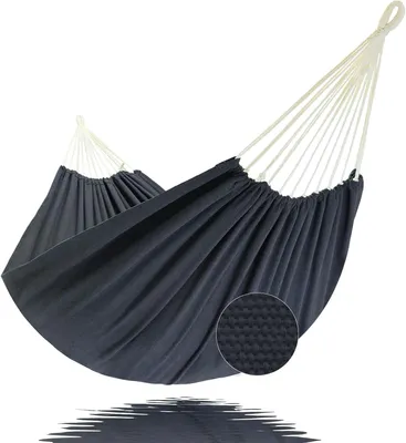 Produktbild von Hängematte für 2 Personen, 220 x 150 cm, Baumwolle, für Garten