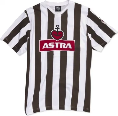 Produktbild von FC St. Pauli - T-Shirt Traditions-Shirt Astra - braun/weiß