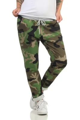 Productafbeelding van Mississhop 287: Damesbroek, cargobroek, broek met bloemenprint, joggingbroek, katoenen broek, los model