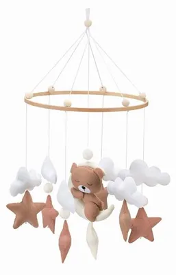 Image de Mobile pour bébé Giostrina Nunù | Plus de couleurs disponibles | Système de fixation universel