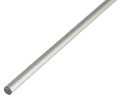Produktbild von Alberts Rundstange | Aluminium, silberfarbig eloxiert | 1000 x 12 mm | 4er Set