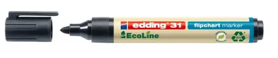 Produktbild von Edding 31 EcoLine, 1 Stück(e), Schwarz, Rundspitze, 1,5 mm, 3 mm, 138 mm