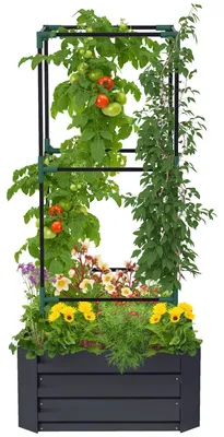 Produktbild von Pflanzbeet, verzinkter Stahl, wetterfest