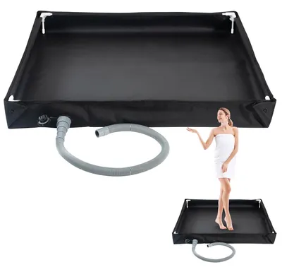 Immagine prodotto di Doccia portatile, base pieghevole 2-in-1 per doccia da campeggio