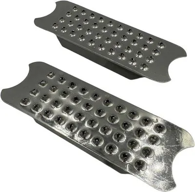 Productafbeelding van ES5004 Metalen stijgbeugelinzetstukken met antislipprofiel voor standaard en Fillis stijgbeugel, robuuste