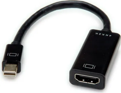 Produktbild von VALUE Mini DisplayPort-HDMI Adapter, v1.2, Mini DP ST - HDMI BU