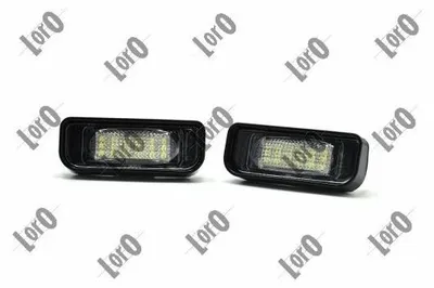 Obrázok produktu pre 2x ABAKUS L54-210-0004LED Osvetlenie poznávacej značky vhodné pre MERCEDES-BENZ trieda S sedan (W220) LED