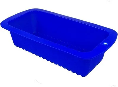 Image de Moule en silicone pour gâteaux et pains - Moule à gâteau royal (bleu)