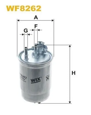 Produktbild von Kraftstofffilter WIX FILTERS WF8262 für FIAT PUNTO (188) Leitungsfilter
