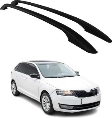 Image de Barres de toit longitudinales pour Citroen C4 Cactus 2014-2020 en Alu noir