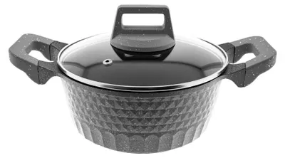 Zdjęcie produktu dla Garnki Almina z szarego odlewu aluminiowego z powłoką nieprzywierającą 2,4L
