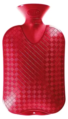 Produktbild von Wärmflasche in glattem Cranberry