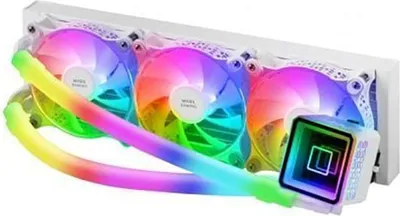 Produktbild von Mars Gaming MLULTRA360W, All-in-One-Flüssigkeitskühler, 12 cm, Weiß