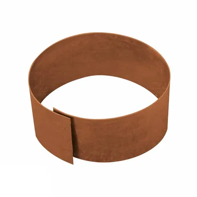 bellissa Rasenkante rund Ø40cm 13cm corten Kreis Mähkante Beeteinfassung Beetumrandung