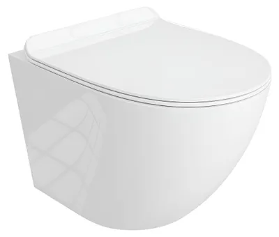 Produktbild von LAVITA Wand-WC Lio Slim 365x490x395 mm Weiß glänzend