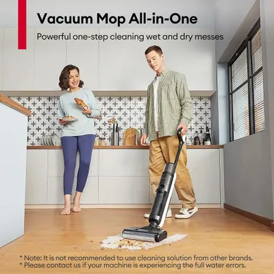 Image de Aspirateur - avec fonction serpillère - autonettoyant - sans fil - autonomie jusqu'à 50 minutes