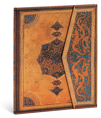 Produktbild von Paperblanks | Safavid | Safavid Binding Art | Hardcover | Ultra | Lined | Wrap Closure | 144 Pg | 120 GSM