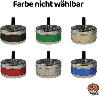 Produktbild von Zorr Schleuder-/Drehaschenbecher im Glitzer-Design, Farbe nicht wählbar