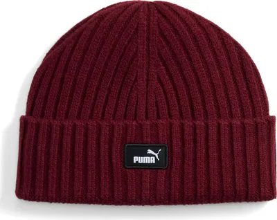 Produktbild von PUMA Mütze Ess Fisherman Beanie Ruby Shimmer weinrot