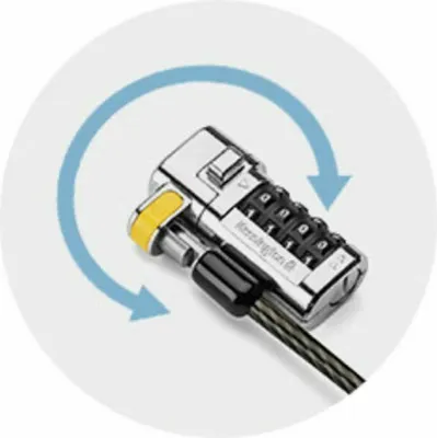 Produktbild von Kensington ClickSafe Universal Combination Laptop Lock - Sicherheitskabelschloss - 1.8 m